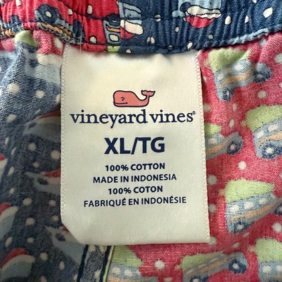 Vineyard Vines Men Christmas Holiday Cotton Pajamas Pants Size L - Picture 7 of 9